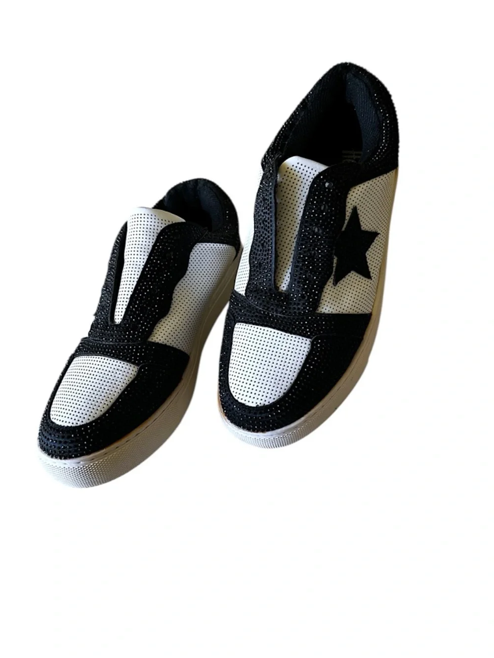 CORKEYS LEGENDARY Black Crystal Star Sneakers